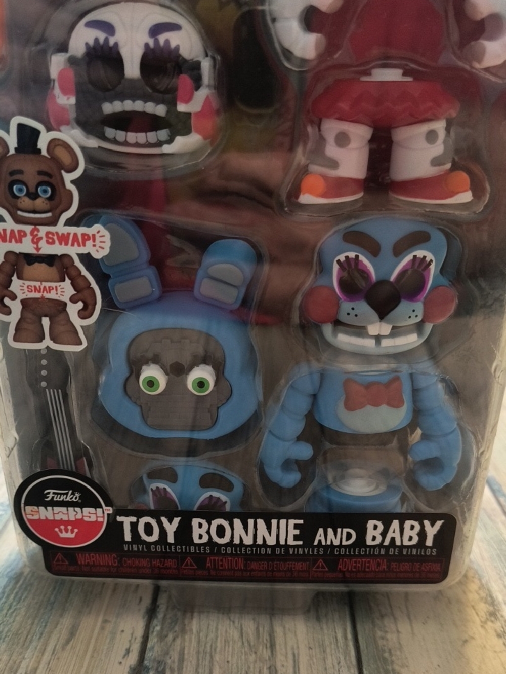 New 22' Funko Snaps! - Five Nights at Freddy's - Toy Bonnie & Circus Baby 2-Pack - Picture 2 of 5